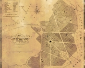 1879 city plan of Autumn Virginia